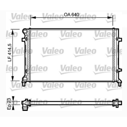 SU RADYATÖRÜ CADDY 04-10/TOURAN 04--/GOLF5 04-10/JETTA 06-10 1K0121251P/BQ/BR