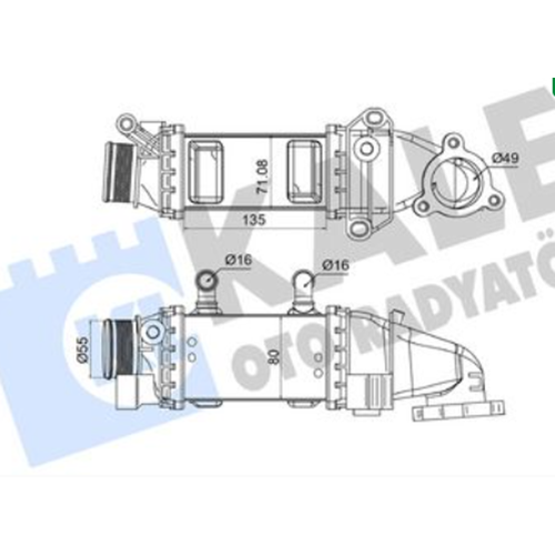 İNTERCOOL RADYATÖRÜ POLO 15-18 04B145749K