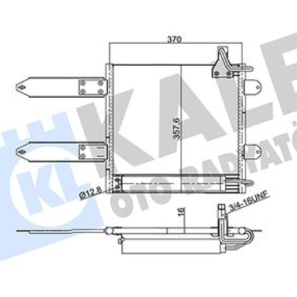 KLİMA RADYATÖRÜ POLO 00-02 6X0820413A