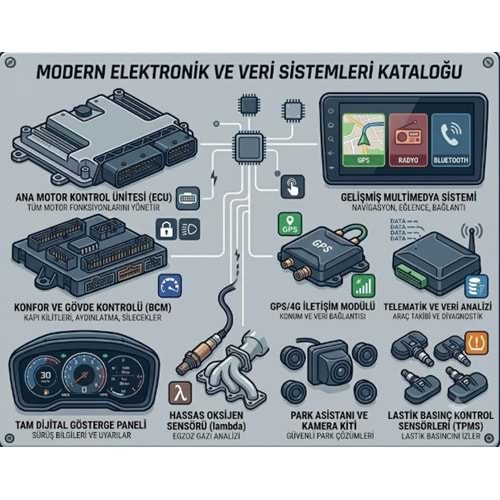 Seat Leon 2005 - 2012 Elektronik Sistemi Parçaları